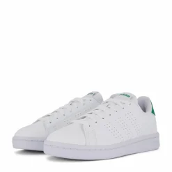 adidas Advantage Shoes Cloud White / Cloud White / Green Vit Clearance
