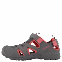 Viking Adventure Sandal 2v Pearlgrey/pink Grå Hot