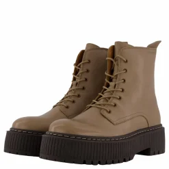 Ten Points Alina Laced Boots Taupe Brun Hot