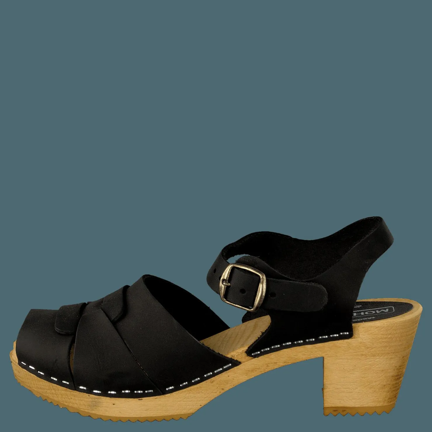 Mohedatoffeln Ally Black Brun och Svart Sale