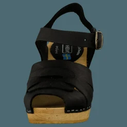 Mohedatoffeln Ally Black Brun och Svart Sale