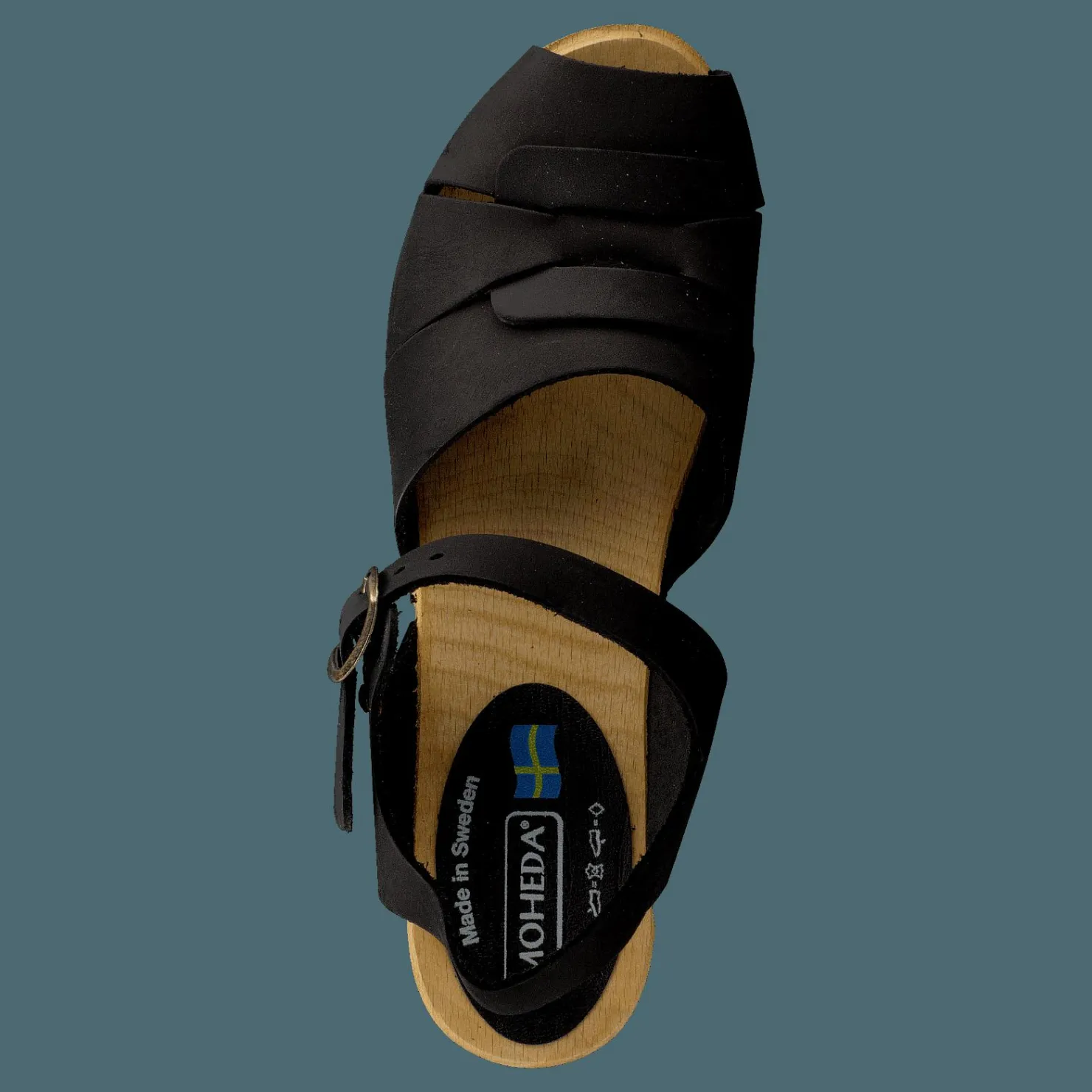 Mohedatoffeln Ally Black Brun och Svart Sale