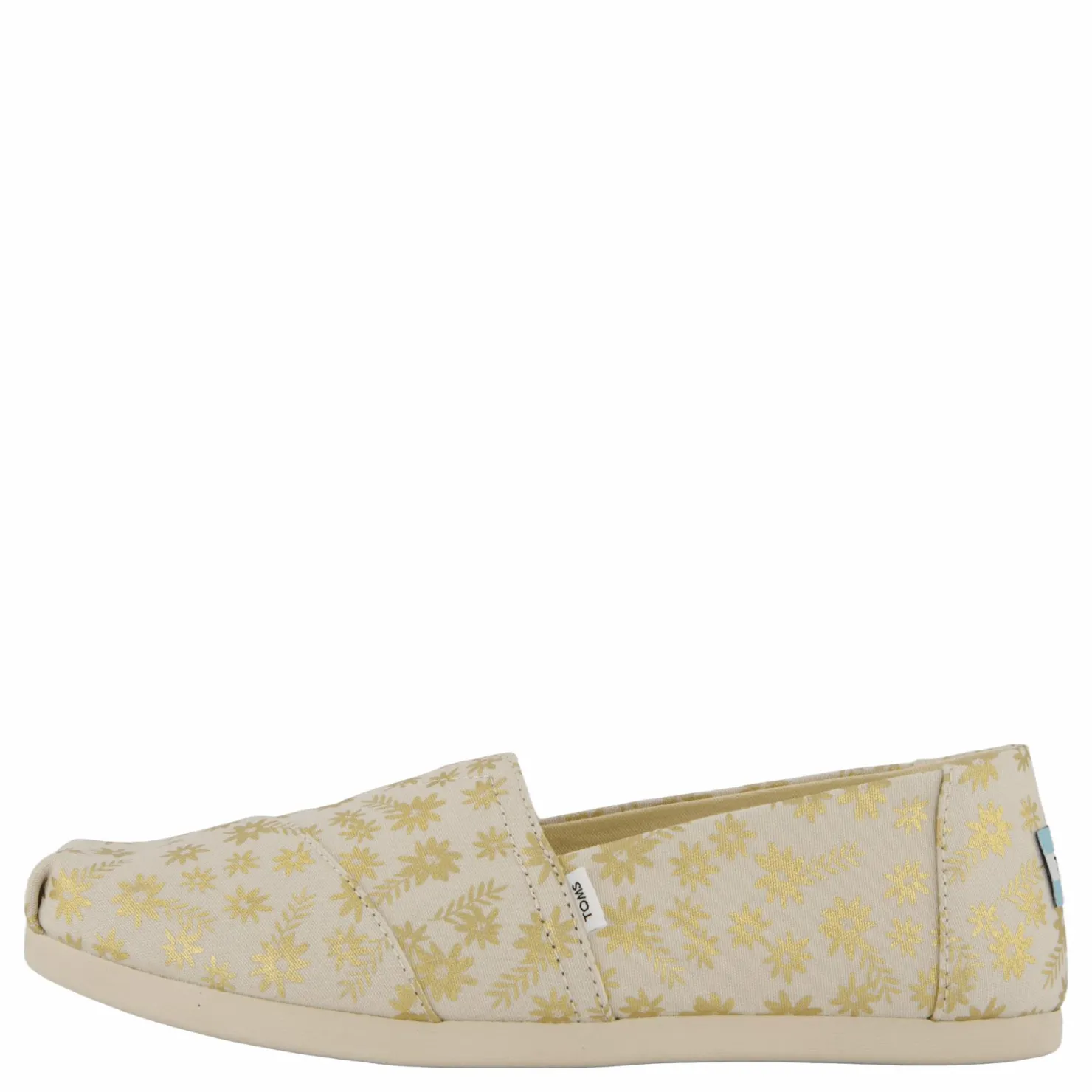 Toms Alp Cloudbound Foil Floral Blo Natural Gold Beige