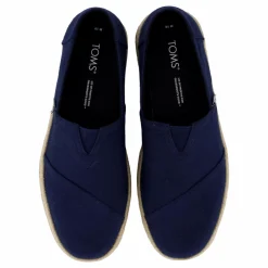 Toms Alp Recycled Cotton Slubby Wov Navy Blue New