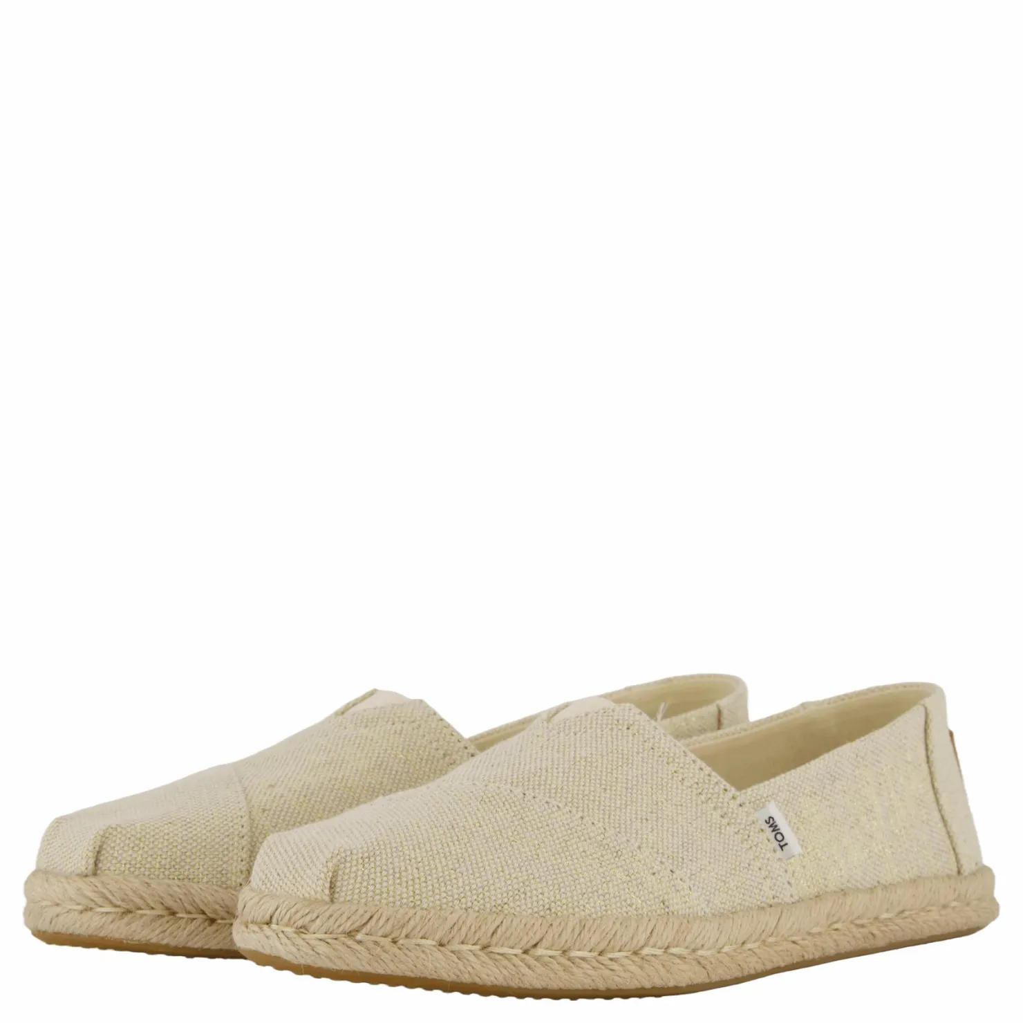 Toms Alp Rope Metallic Linen Natural Beige Sale