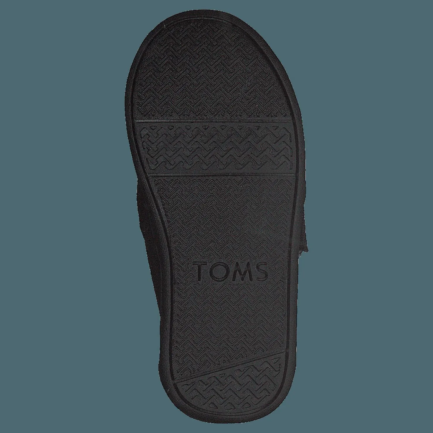 Toms Alpargata Tiny Black Canvas Svart Clearance