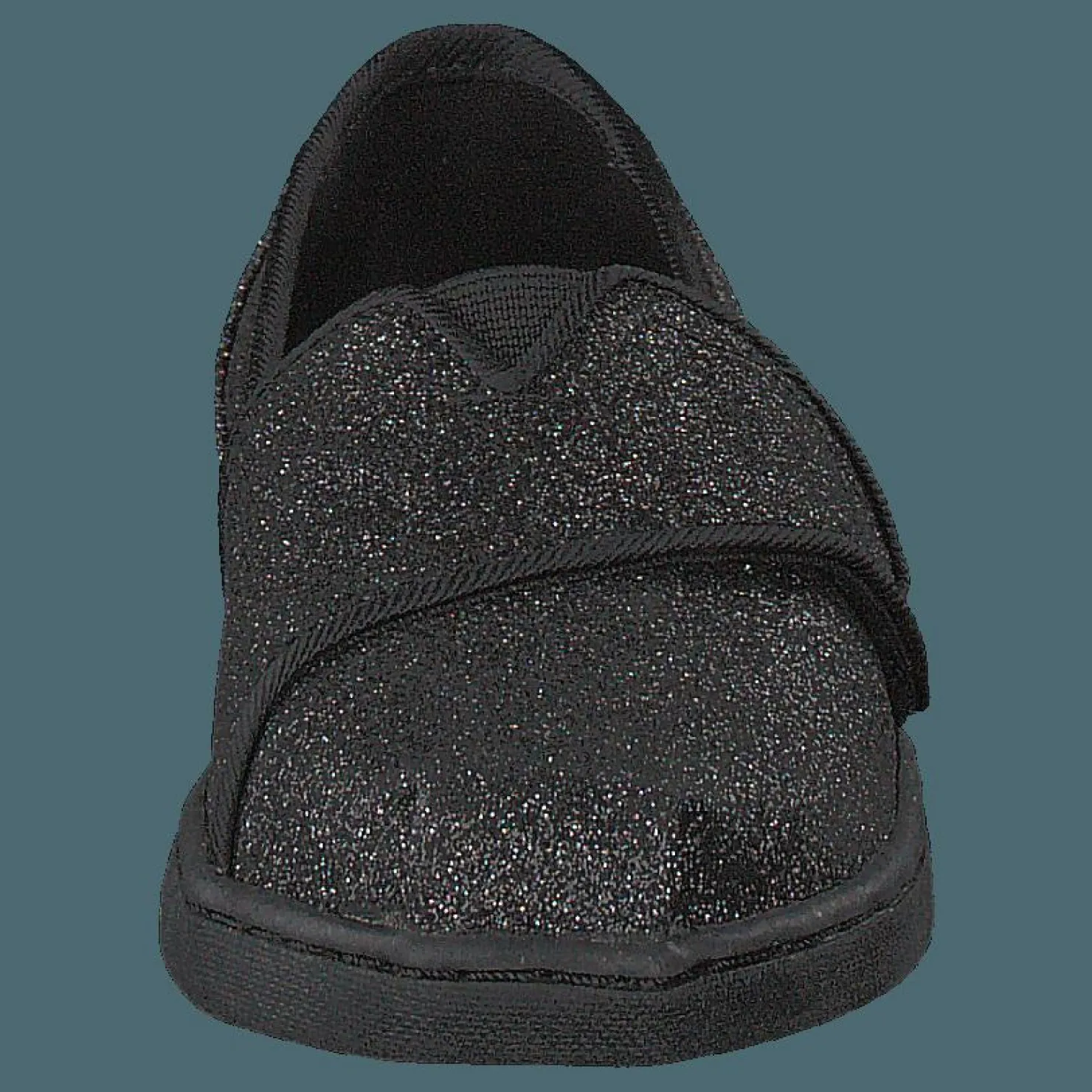 Toms Alpargata Tiny Black Iridescent Glimmer Svart Outlet