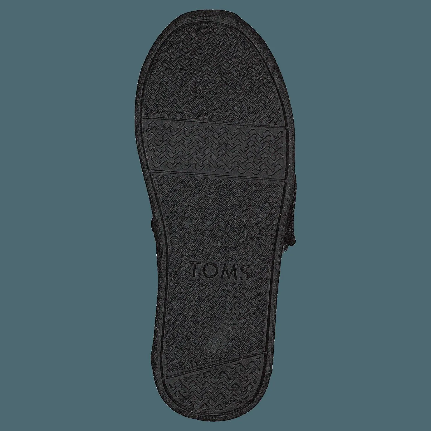 Toms Alpargata Tiny Black Iridescent Glimmer Svart Outlet