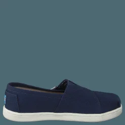 Toms Alpargata Tiny Navy Canvas Blå New