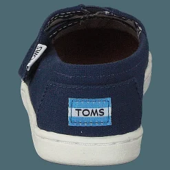 Toms Alpargata Tiny Navy Canvas Blå New