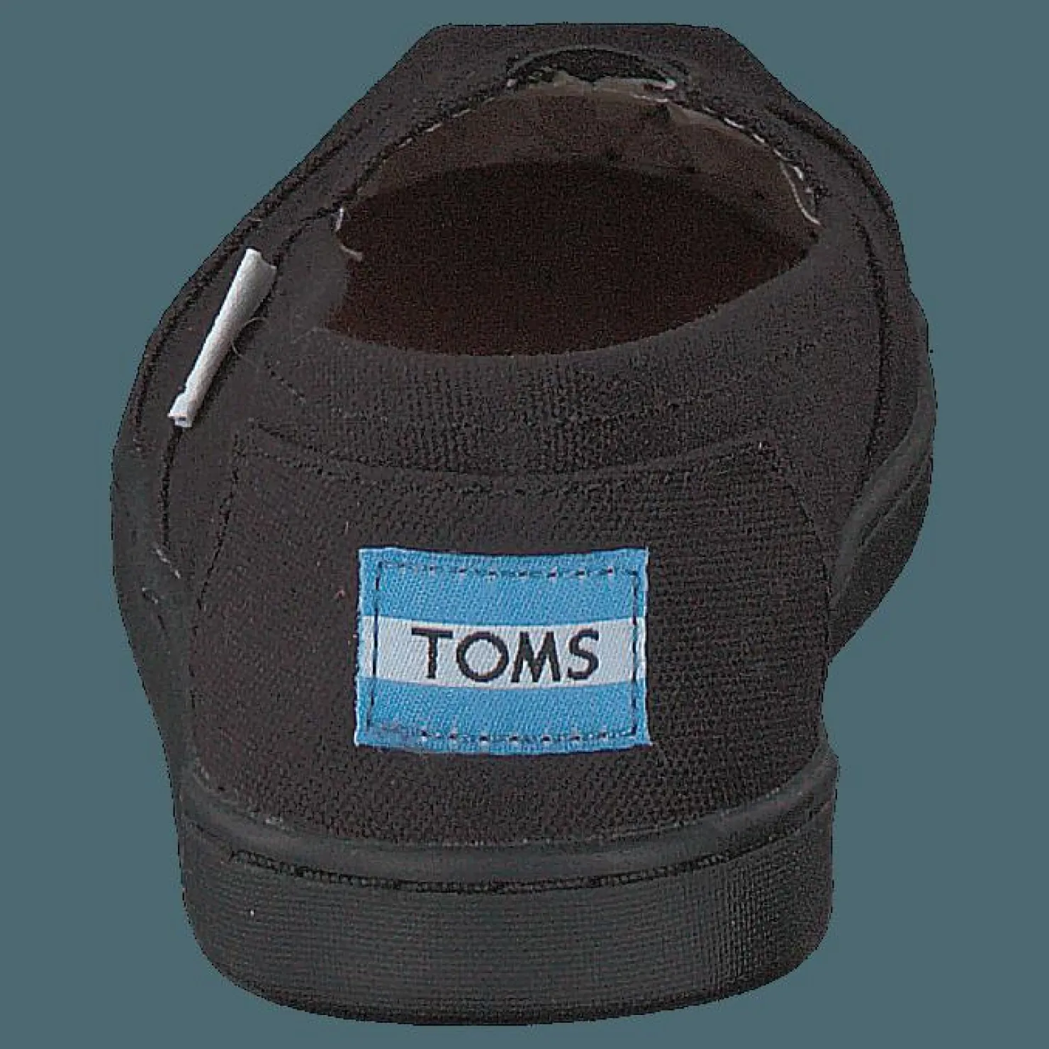 Toms Alpargata Youth Black Canvas Svart Hot