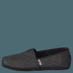 Toms Alpargata Youth Black Iridescent Glimmer Svart Best