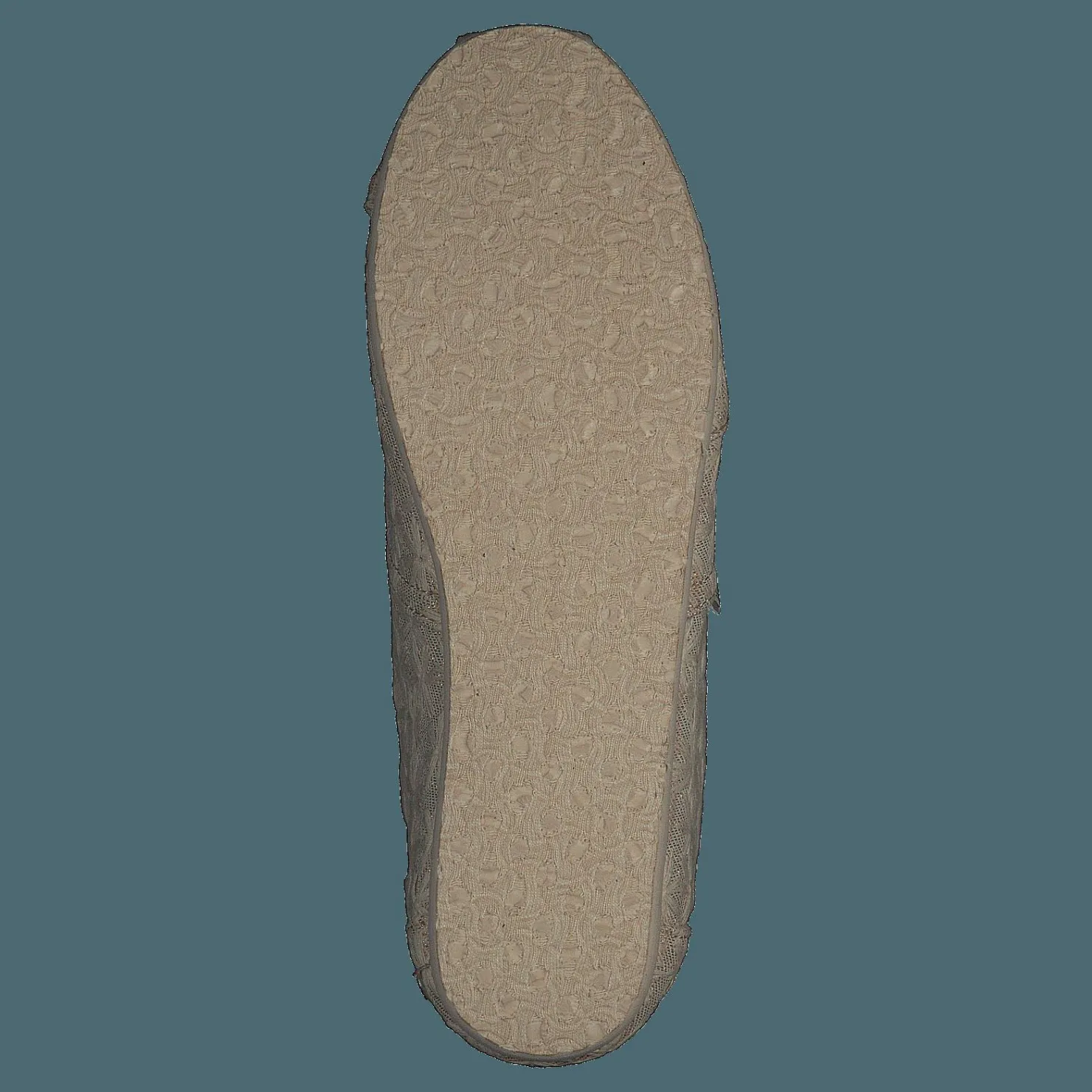Toms Alpargata Youth Natural Daisy Metallic Beige