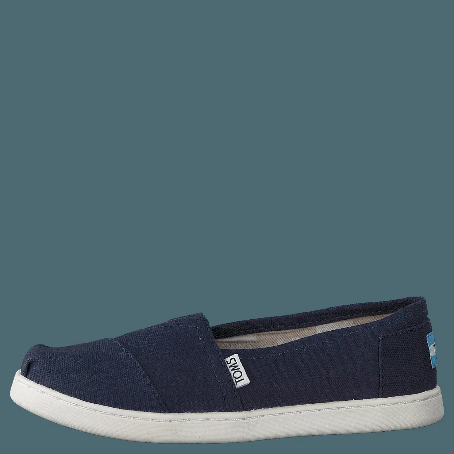 Toms Alpargata Youth Navy Canvas Blå Online
