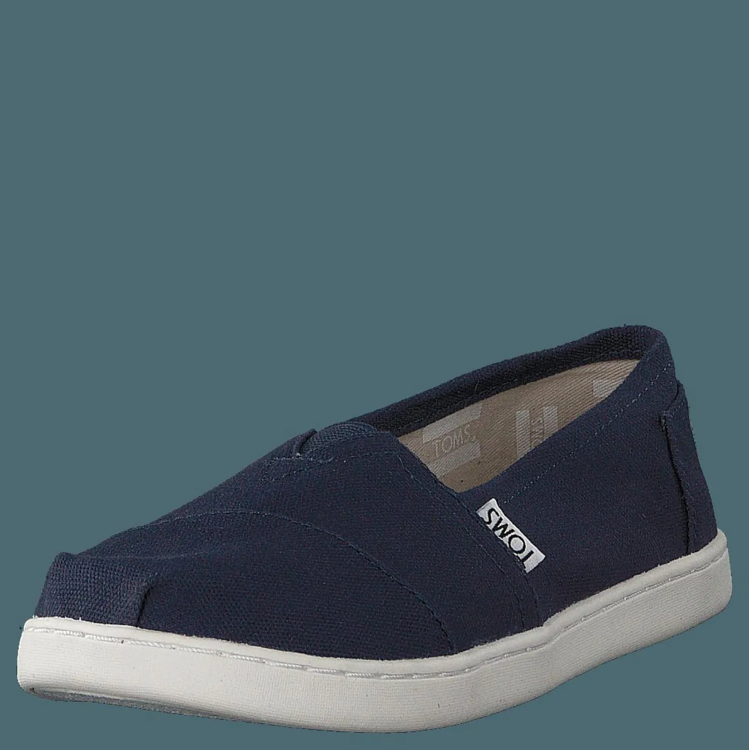 Toms Alpargata Youth Navy Canvas Blå Online