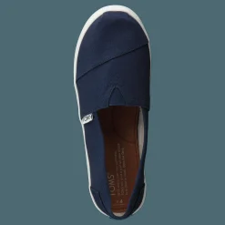 Toms Alpargata Youth Navy Canvas Blå Online