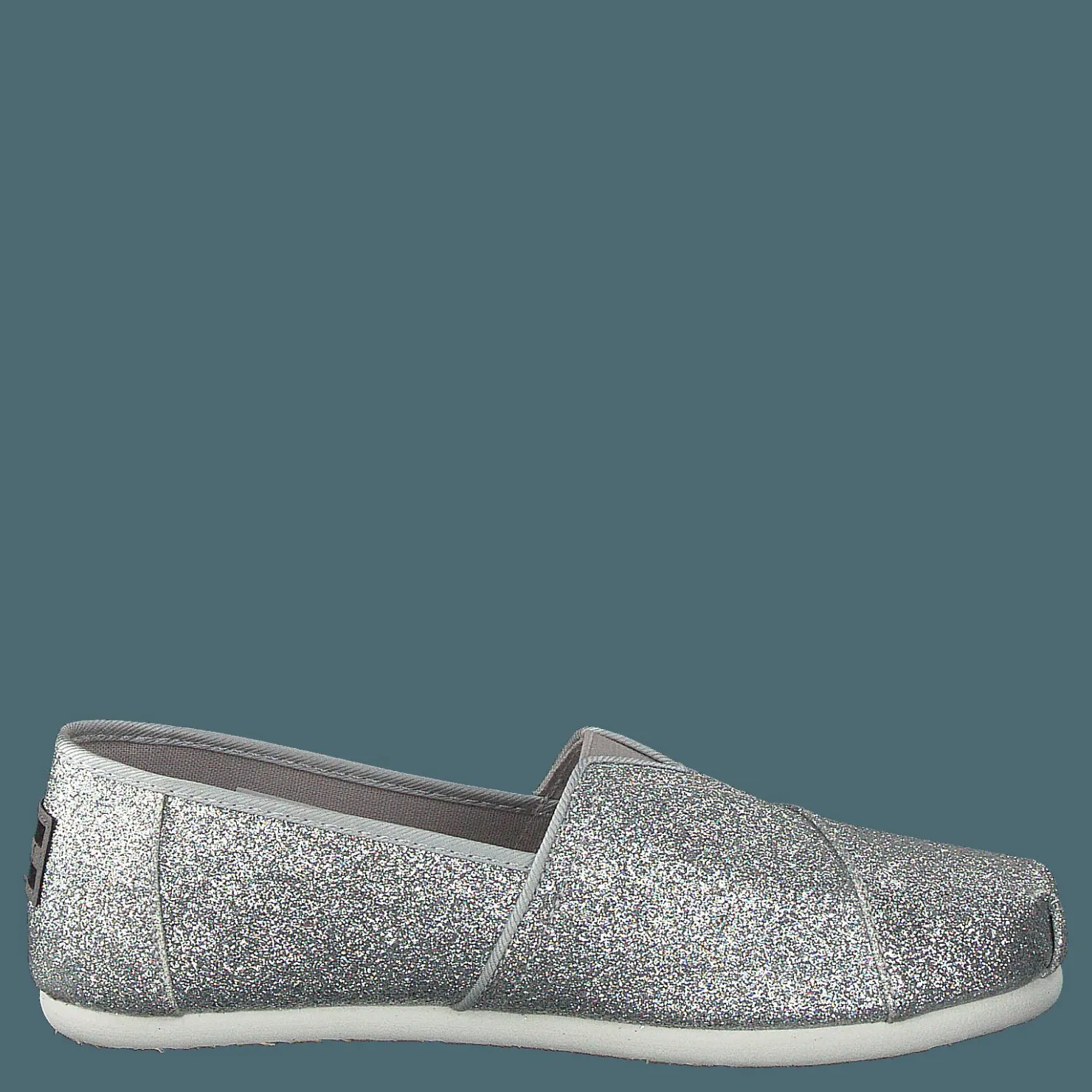 Toms Alpargata Youth Silver Iridescent Glimmer Silver och Grå