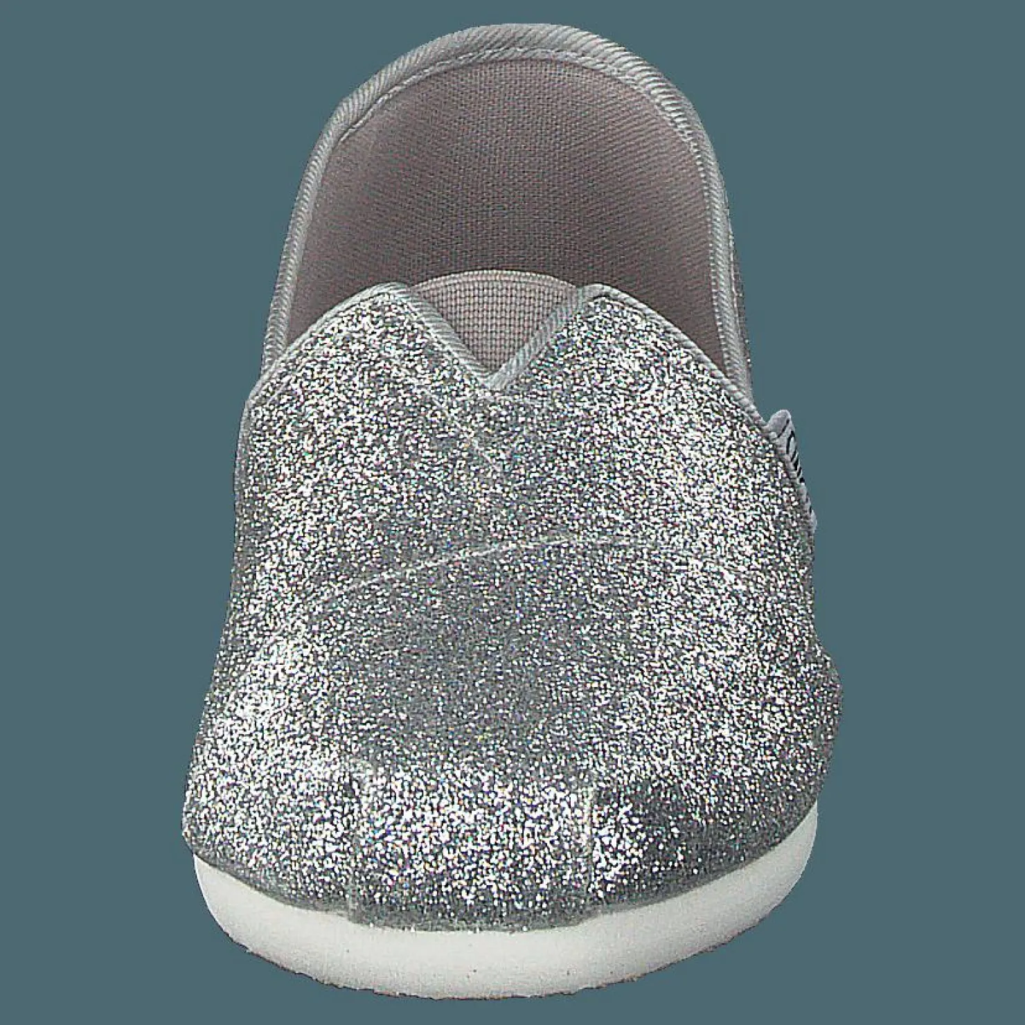 Toms Alpargata Youth Silver Iridescent Glimmer Silver och Grå