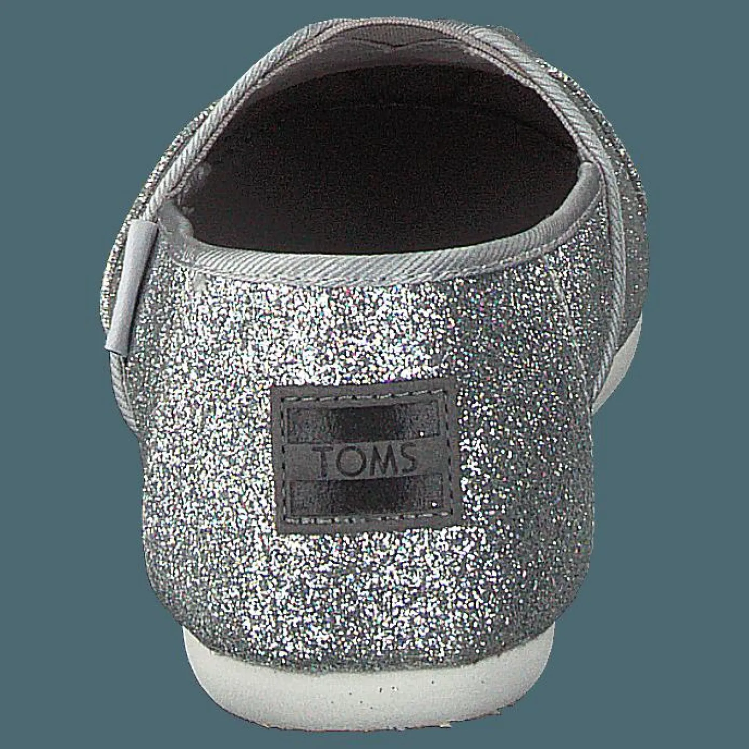 Toms Alpargata Youth Silver Iridescent Glimmer Silver och Grå