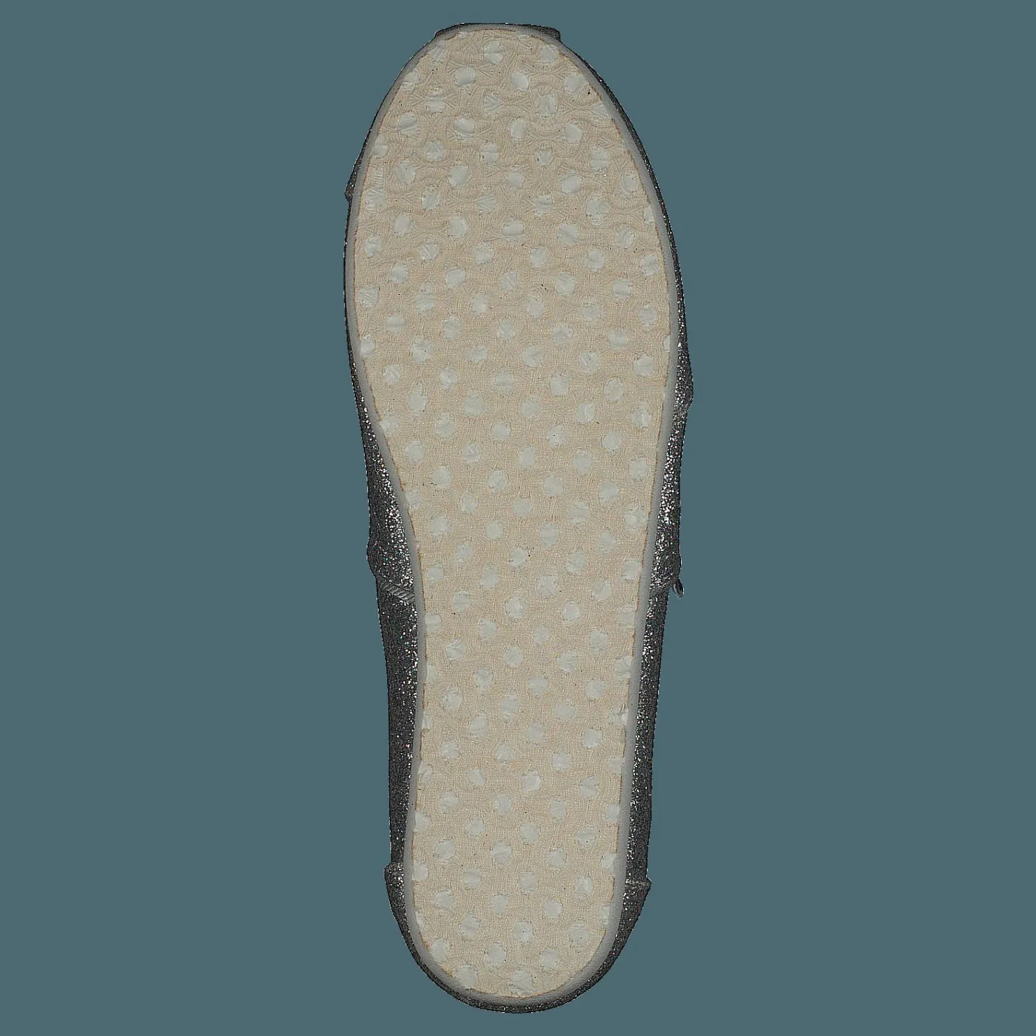 Toms Alpargata Youth Silver Iridescent Glimmer Silver och Grå