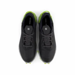 Salomon Alphacross 4 Gtx Ebony/pearl Blue/acid Lime Grå Sale