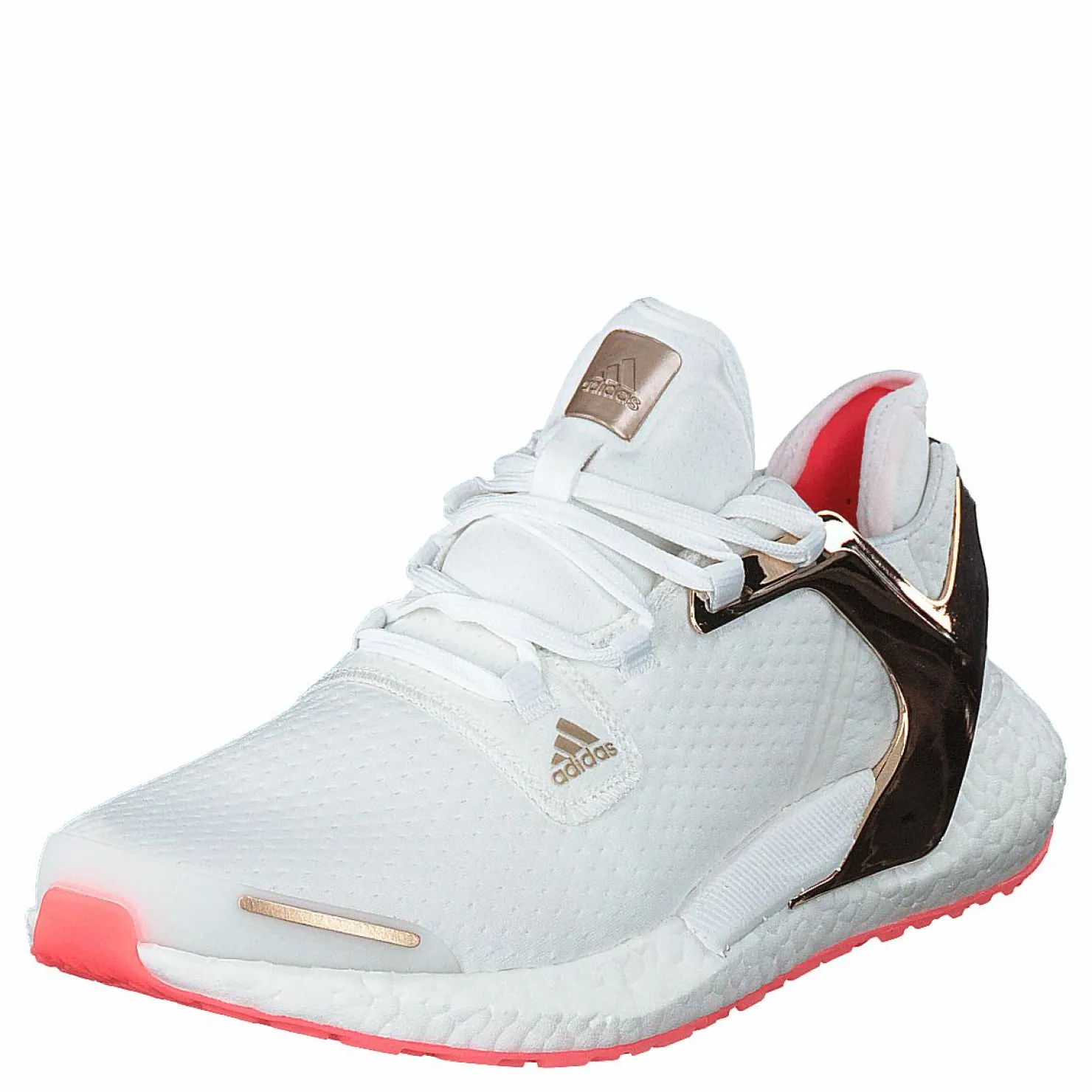 adidas Alphatorsion Boost Shoes Cloud White / Copper Metallic / Signal Pink / Coral Brun och Vit Clearance