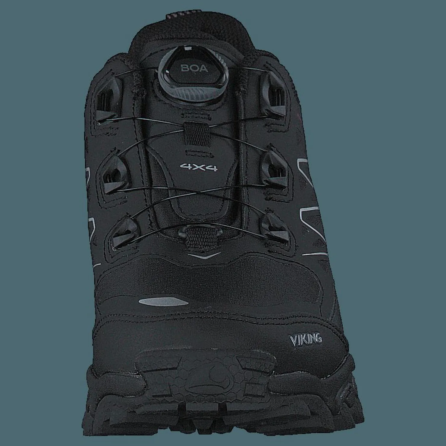 Viking Anaconda 4x4 Boa Gtx Black/orange Svart New
