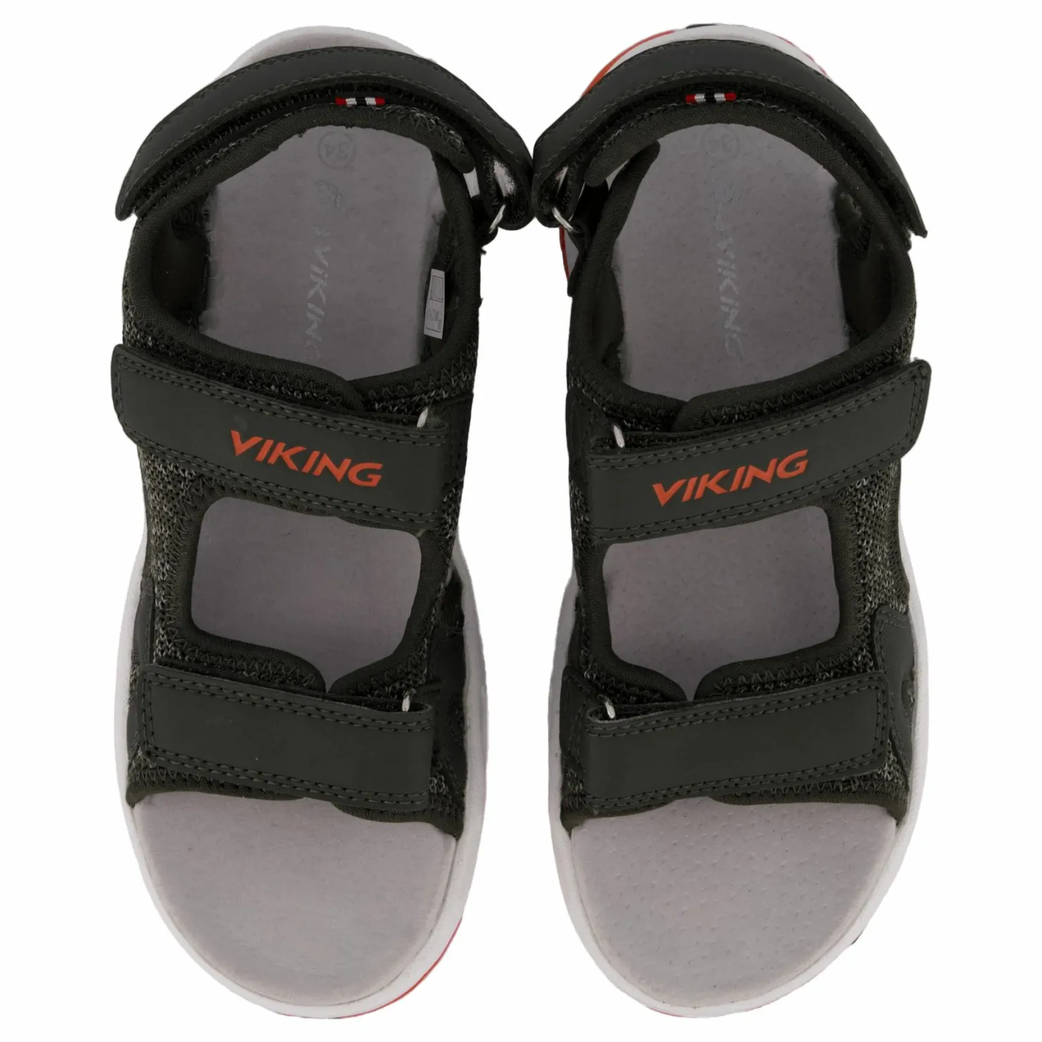 Viking Anchor Sandal 3V Huntinggreen/Red Flerfärgad Outlet