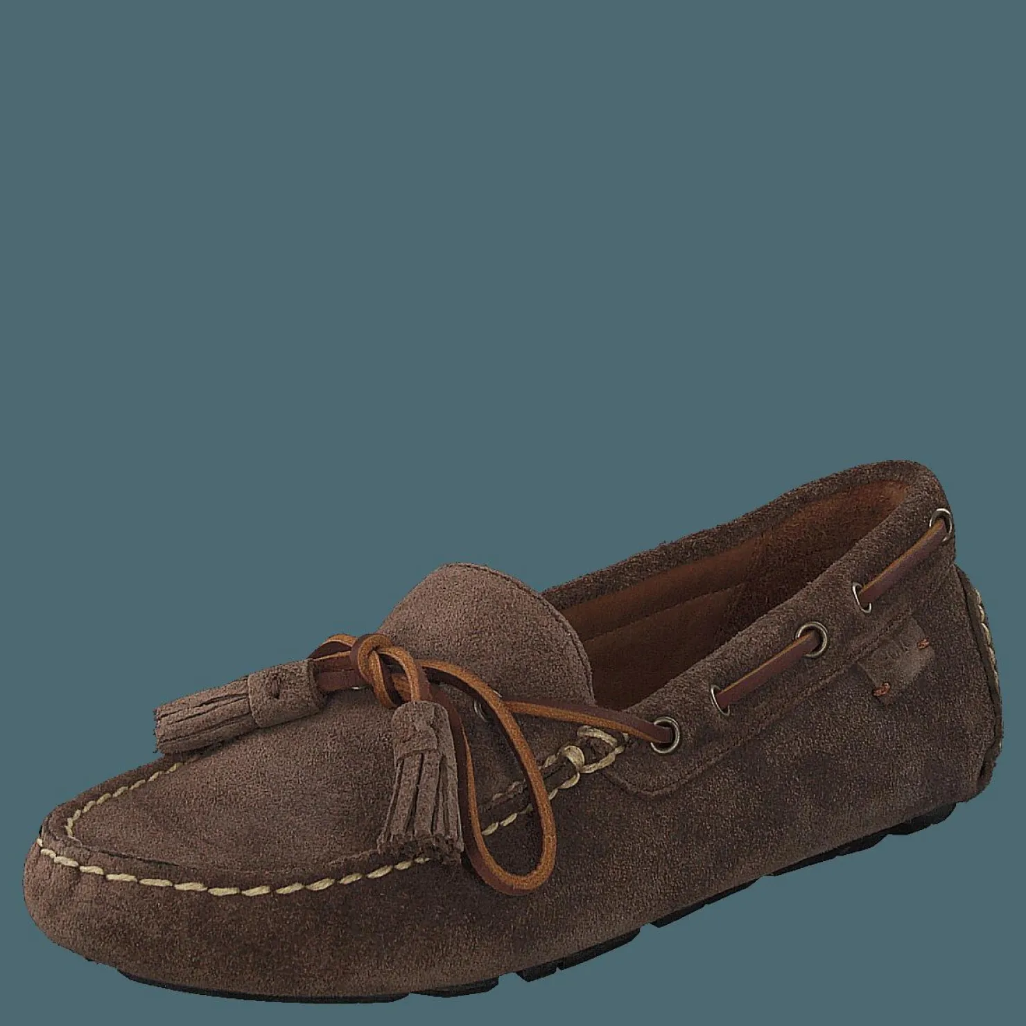 Polo Ralph Lauren Anders Tasseled Suede Driver Chocolate Brown Brun Hot