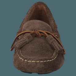 Polo Ralph Lauren Anders Tasseled Suede Driver Chocolate Brown Brun Hot