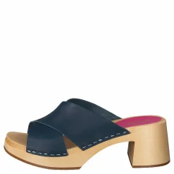 Swedish Hasbeens Anette High Dark Blue Beige och Blå Hot