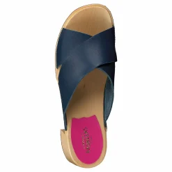 Swedish Hasbeens Anette High Dark Blue Beige och Blå Hot