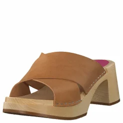 Swedish Hasbeens Anette High Nature Beige och Brun