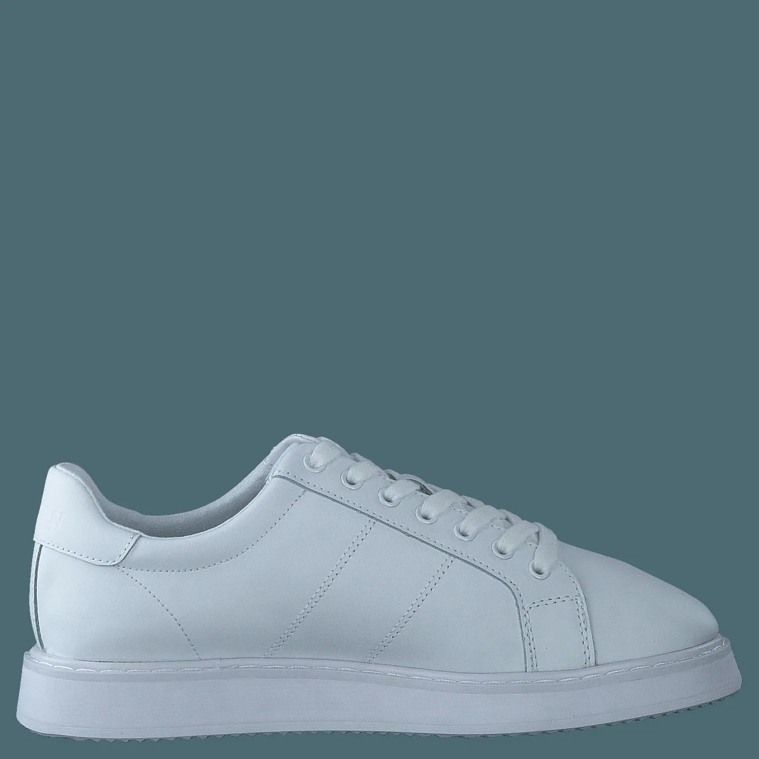 Lauren Ralph Lauren Angeline IV Action Leather Sneaker RL White / RL White Vit Clearance