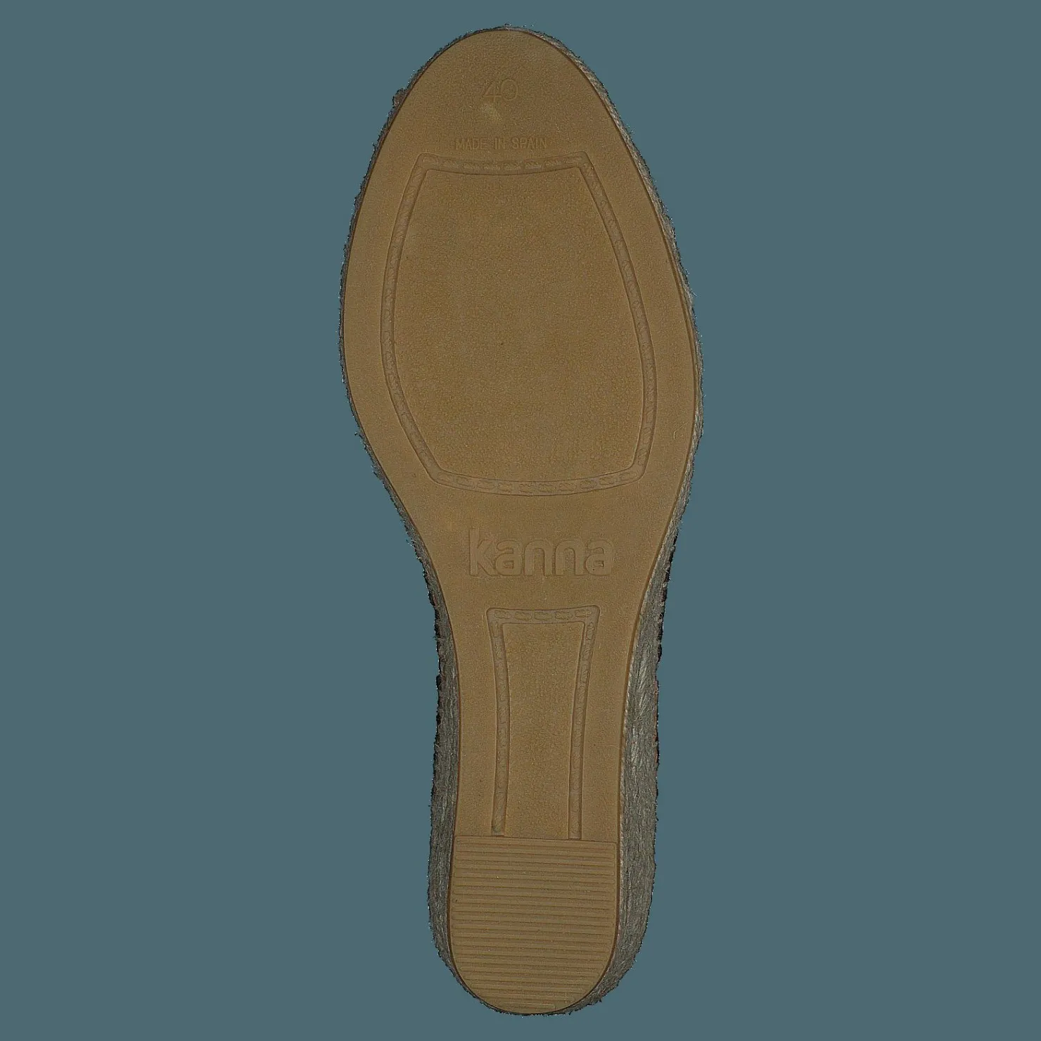Kanna Ania Natural Suede Negro Brun Clearance