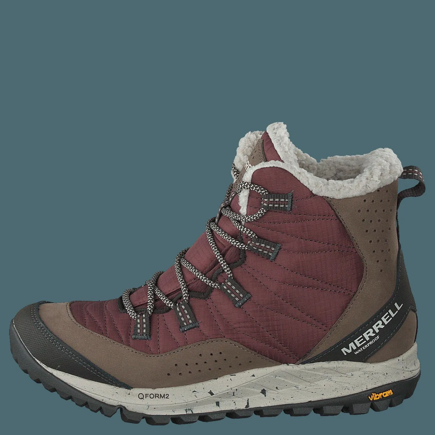 Merrell Antora Snekar Boot Marron Brun och Röd Outlet