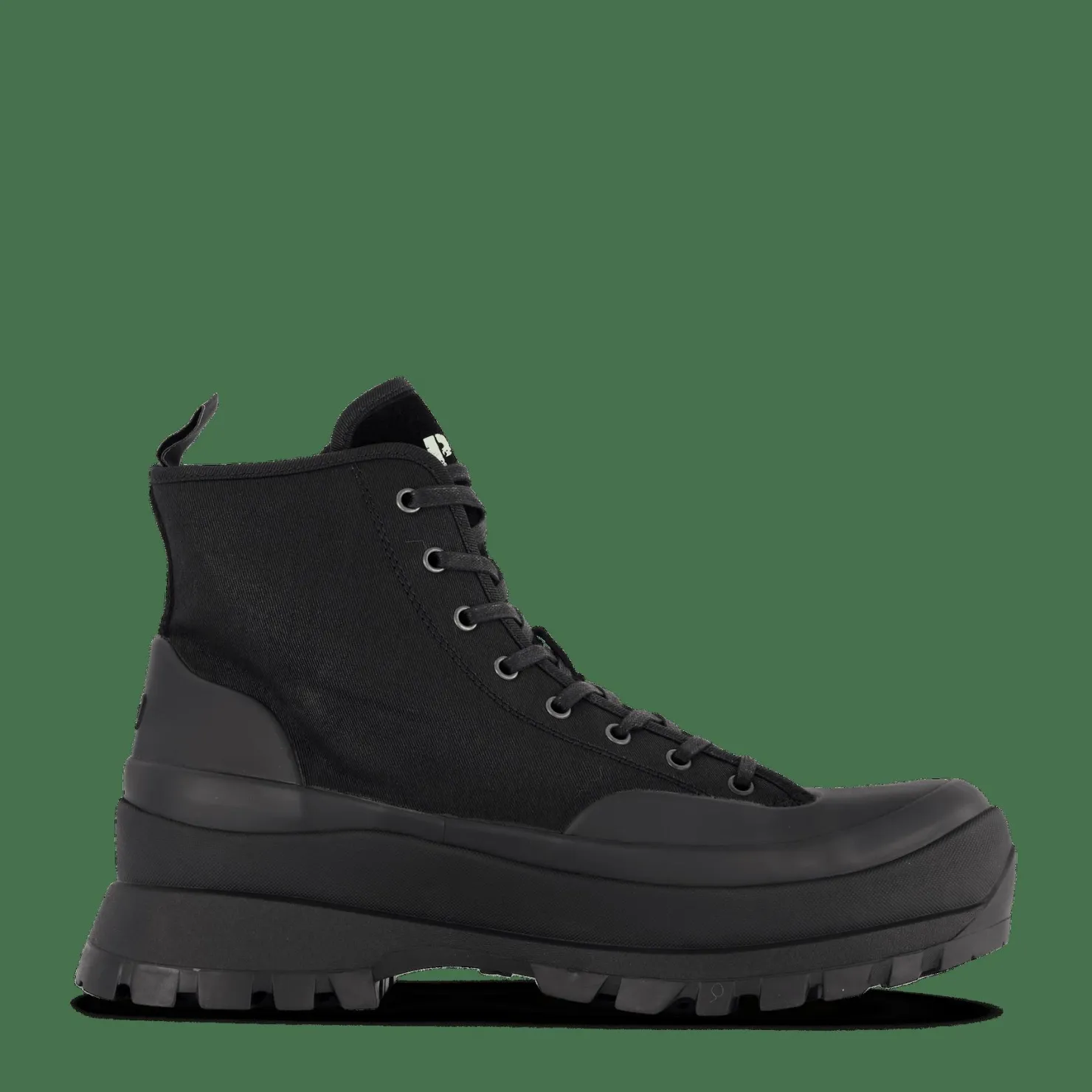 Polo Ralph Lauren Armin Waxed Twill Trainer Boot Black Svart Online
