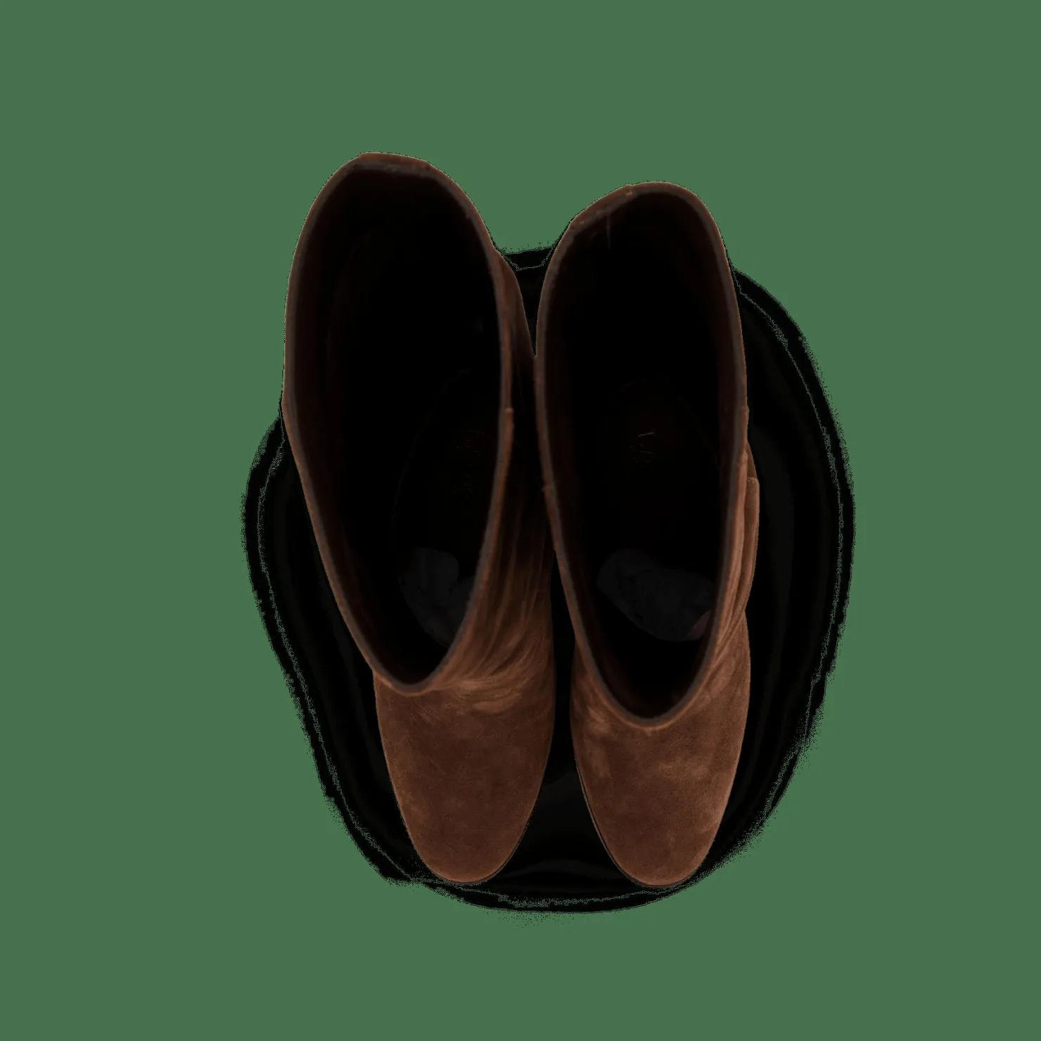 Lauren Ralph Lauren Artizan II Suede Boot Chestnut Brown Beige Discount