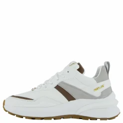 Replay Athena Run White Brown Vit Hot