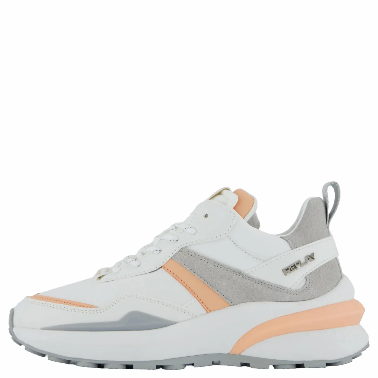 Replay Athena Run White Orange Vit och Orange New