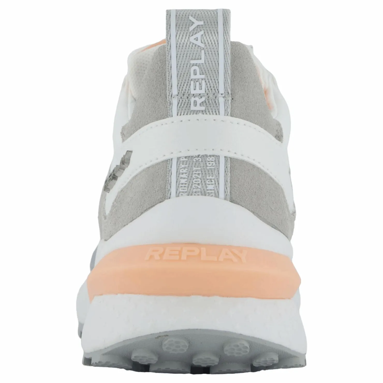Replay Athena Run White Orange Vit och Orange New