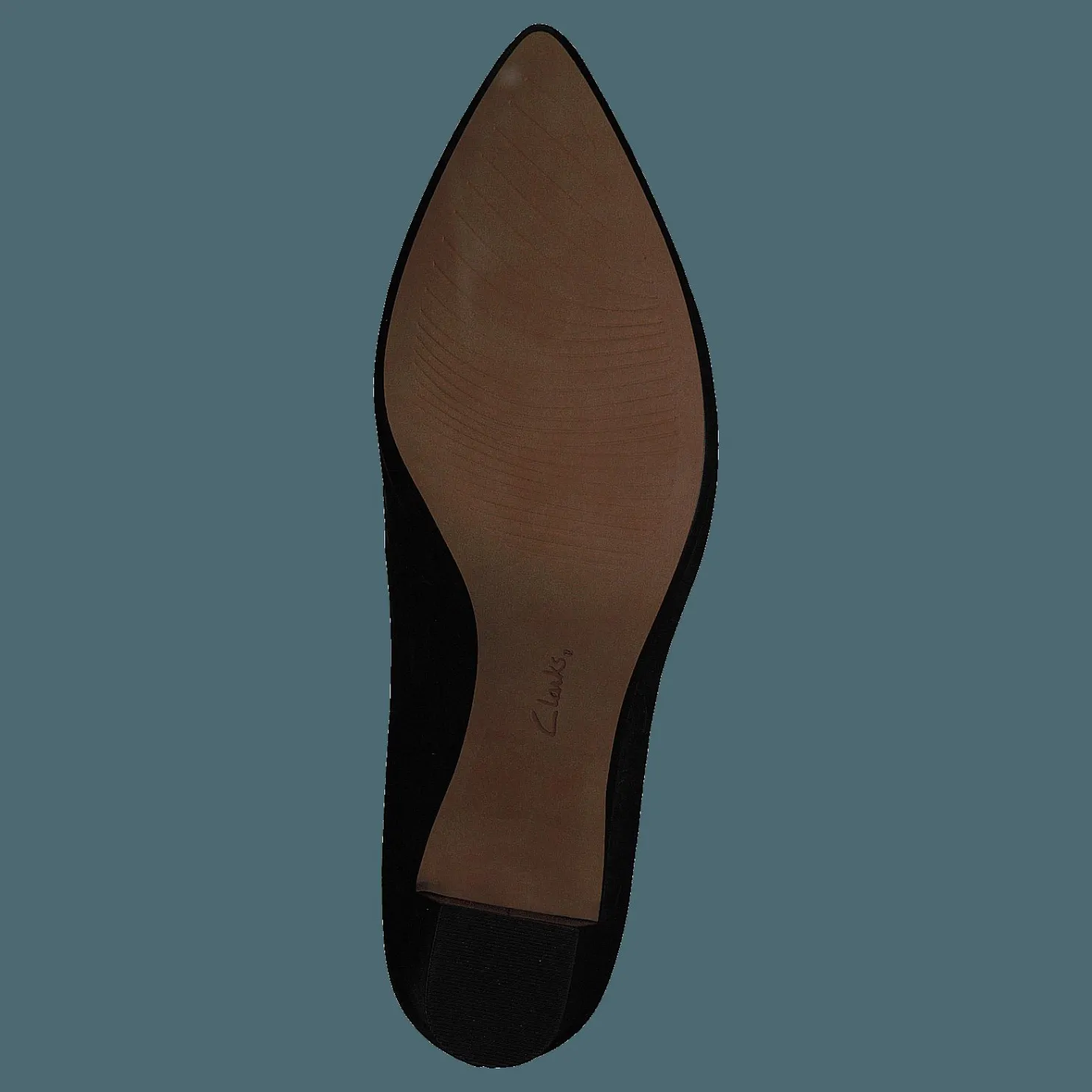 Clarks Aubrie Sun Black Leather Svart Clearance