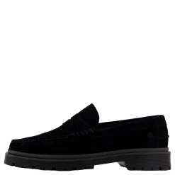 Playboy Footwear Austin Black Suede Svart Clearance