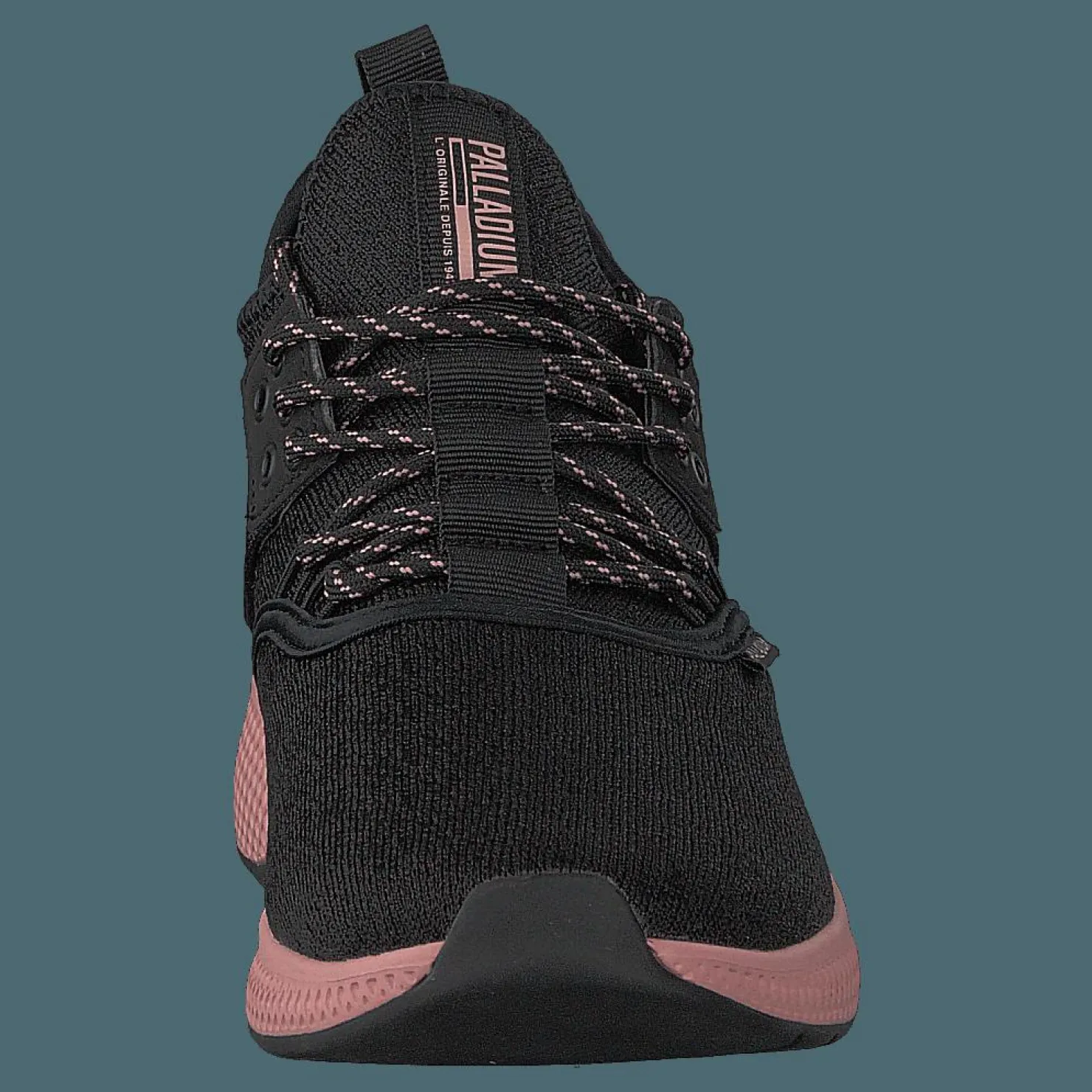 Palladium Ax_eon Lace Knit Black/Rose Tan Svart Outlet