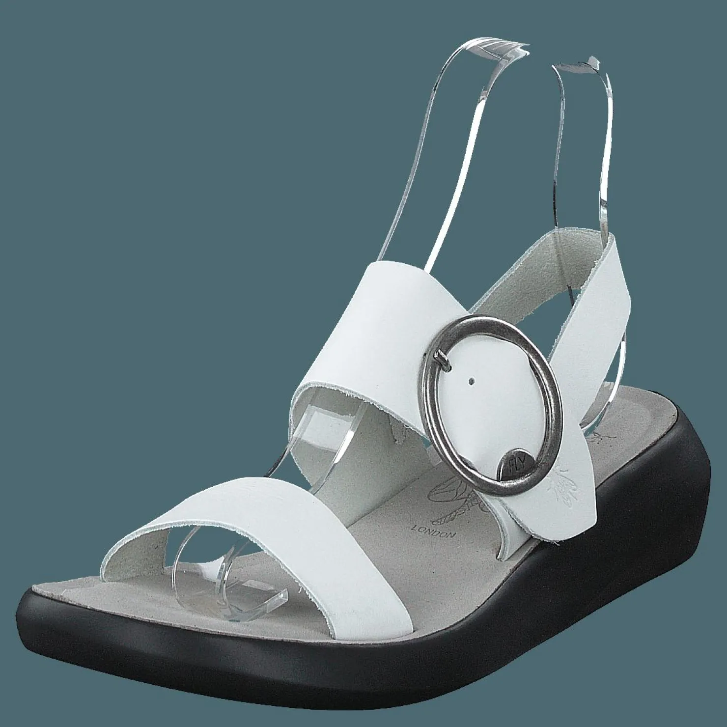 Fly London Bani739fly Bridle-offwhite Grå Clearance
