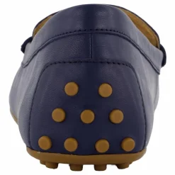 Lauren Ralph Lauren Barnsbury Nappa Leather Driver Refined Navy Blå Outlet