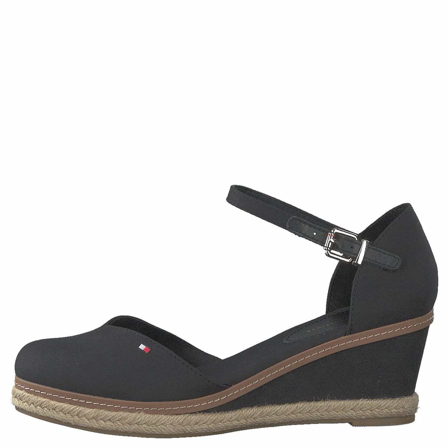 Tommy Hilfiger Basic Closed Toe Mid Wedge Black Bds Svart Online