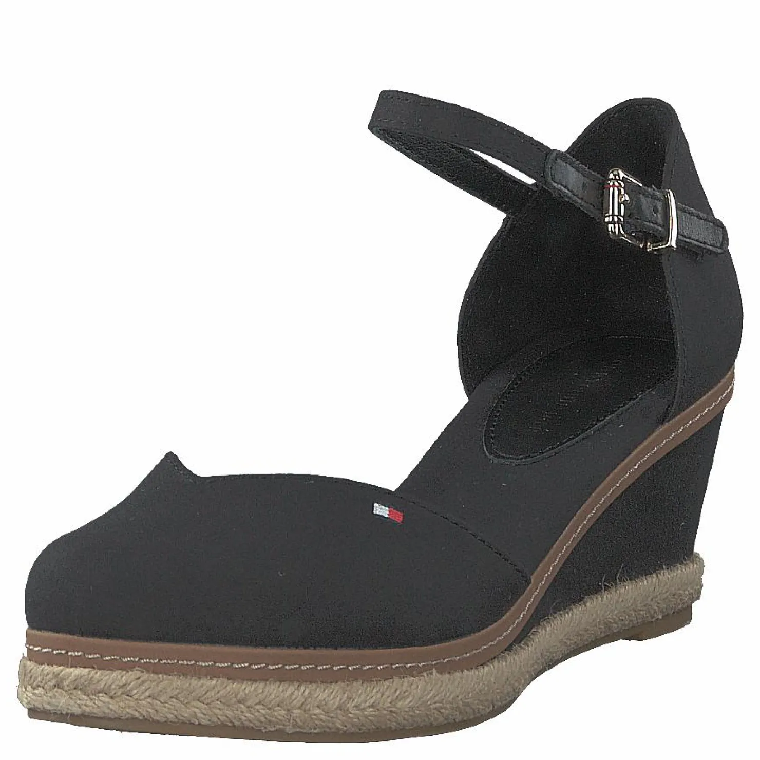 Tommy Hilfiger Basic Closed Toe Mid Wedge Black Bds Svart Online