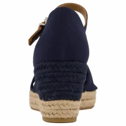 Tommy Hilfiger Basic Open Toe Mid Wedge Blå