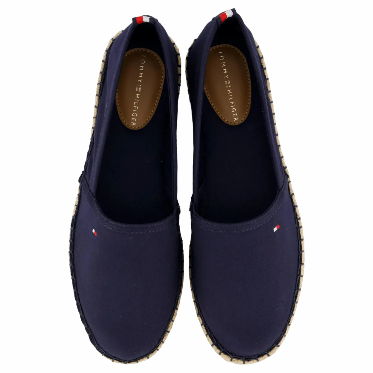 Tommy Hilfiger Basic Tommy Flat Espadrille Blue New